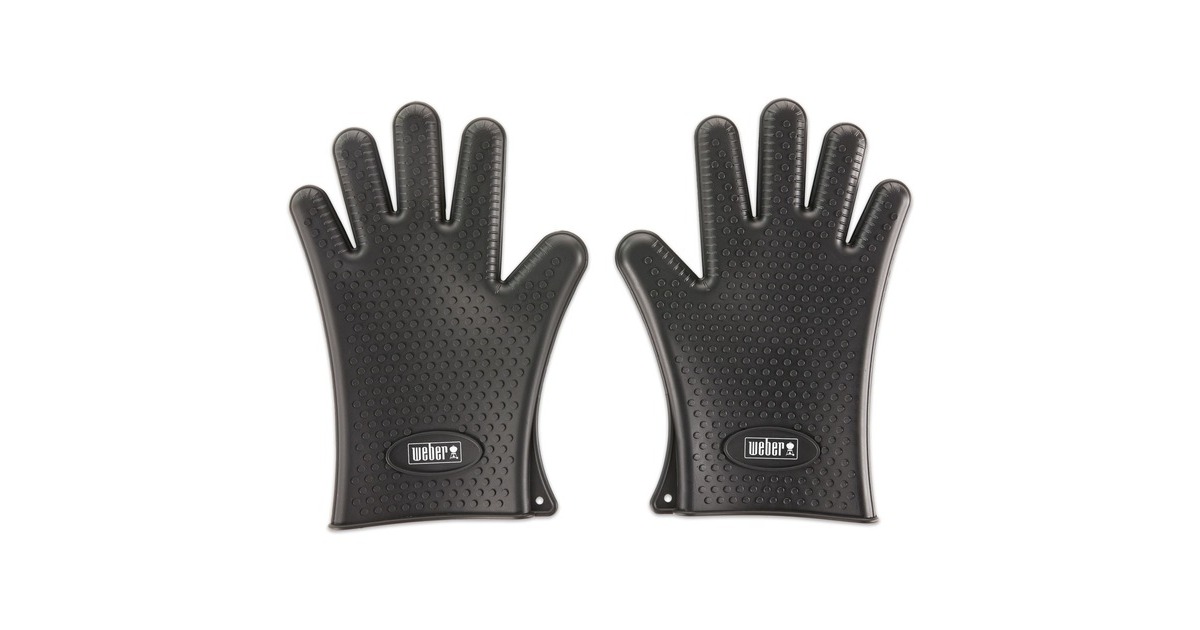 Weber 7017 Silikon-Grillhandschuhe(schwarz, Größe 9) Weber 7017 Silikon-Grillhandschuhe(schwarz, Größe 9)