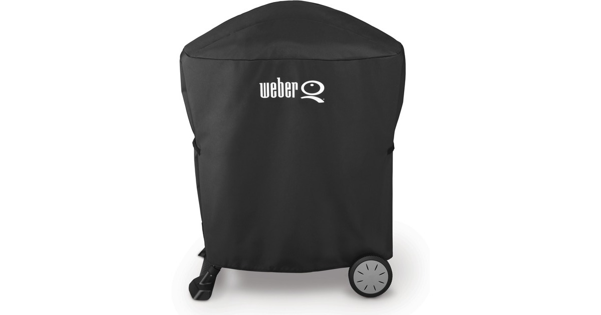 Weber Abdeckhaube Premium 7120, für Q100/200/ 1000/2000 mit Wagen, Schutzhaube(schwarz) Weber Abdeckhaube Premium 7120, für Q100/200/ 1000/2000 mit Wagen, Schutzhaube(schwarz)