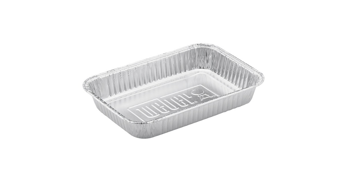 Weber Alu-Tropf­scha­len 6415, klein, 10 Stück, Tropfschale(für Q, Spi­rit, Ge­ne­sis und Genesis II 2 und 3 Brenner )