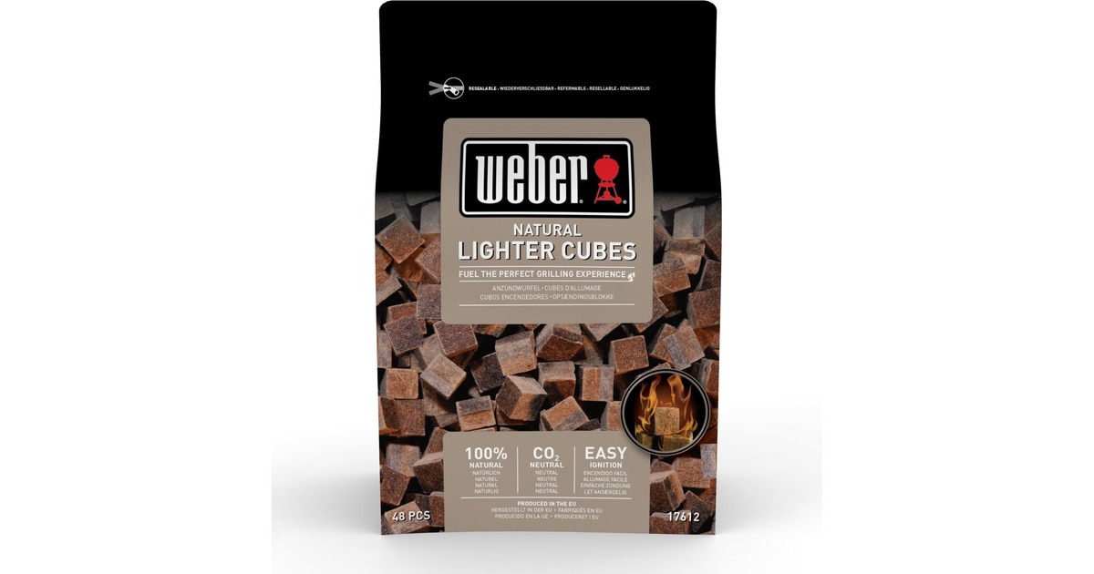 Weber Anzündwürfel braun(ökologisch, 48 Stück) Weber Anzündwürfel braun(ökologisch, 48 Stück)