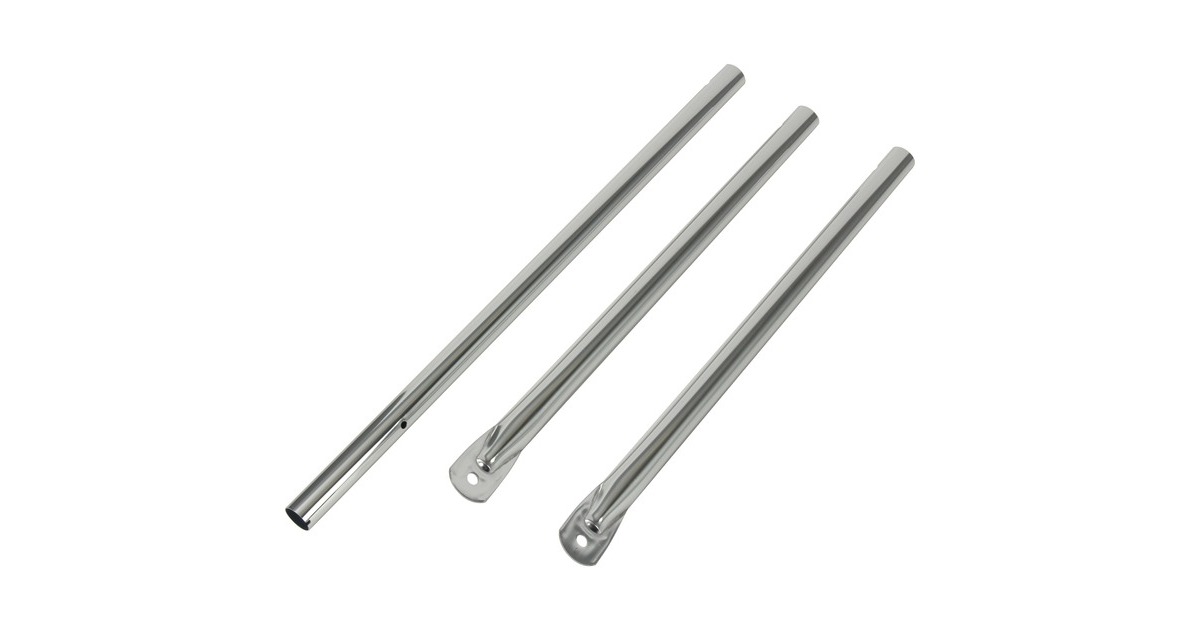 Weber Bein-Set für Master Touch/ Premium Ø 57cm, ab 2014, Ersatzteil(silber/schwarz, 3 Stück)