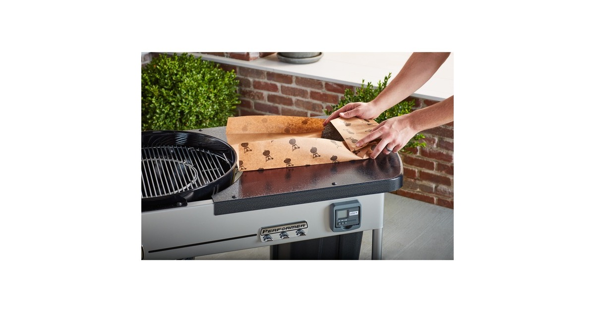 Weber Butcher Paper 7020, 47 Meter Rolle, Papier(braun, 45,7cm breit)