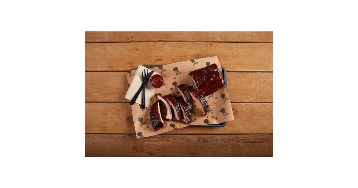 Weber Butcher Paper 7020, 47 Meter Rolle, Papier(braun, 45,7cm breit)