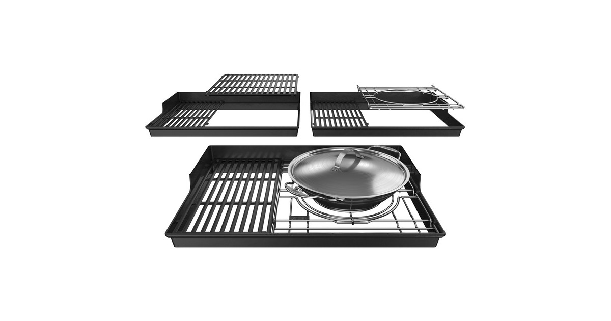 Weber CRAFTED Wok & Dampfgarer mit Dünsteinsatz 7684(edelstahl)