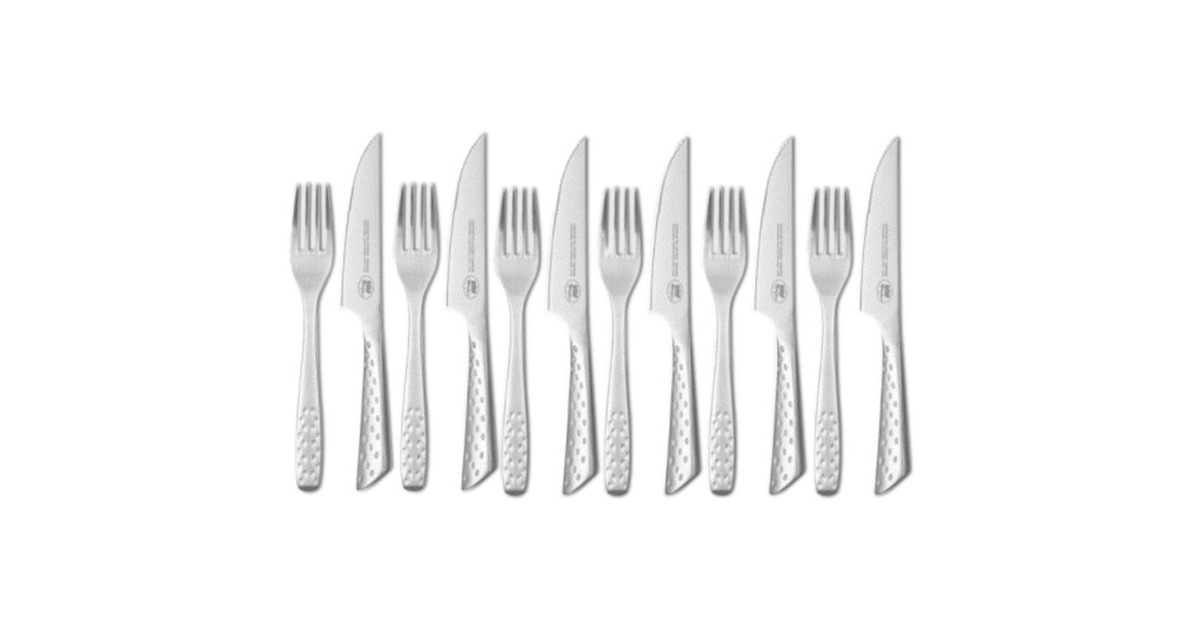Weber Deluxe Steakbesteck-Set 17845(edelstahl, 12-teilig)