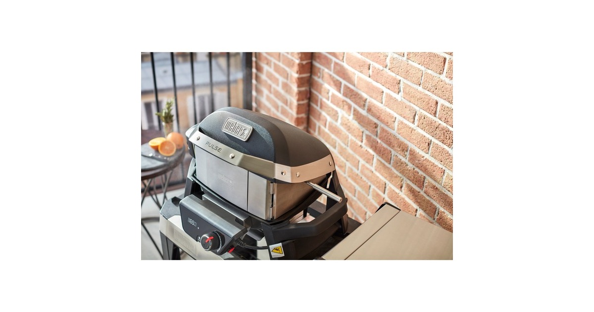 Weber Drehspieß 7660 für Pulse 1000 / 2000, Grillspieß(edelstahl, mit Motor)