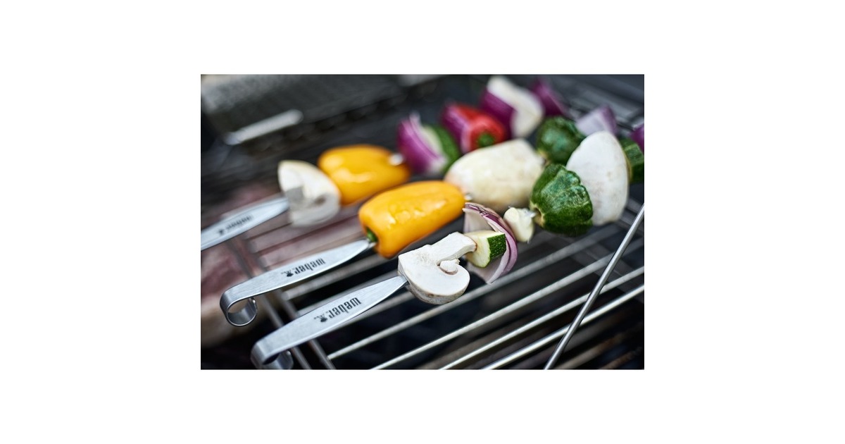 Weber ETGS Elevations Tiered Grilling System Spieße-Set 7618, Grillspieß(edelstahl, 4-teilig)