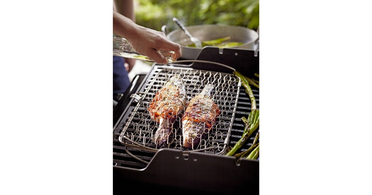 Weber Fisch- und Gemüsehalter 6470, klein, Grillkorb(edelstahl) Weber Fisch- und Gemüsehalter 6470, klein, Grillkorb(edelstahl)
