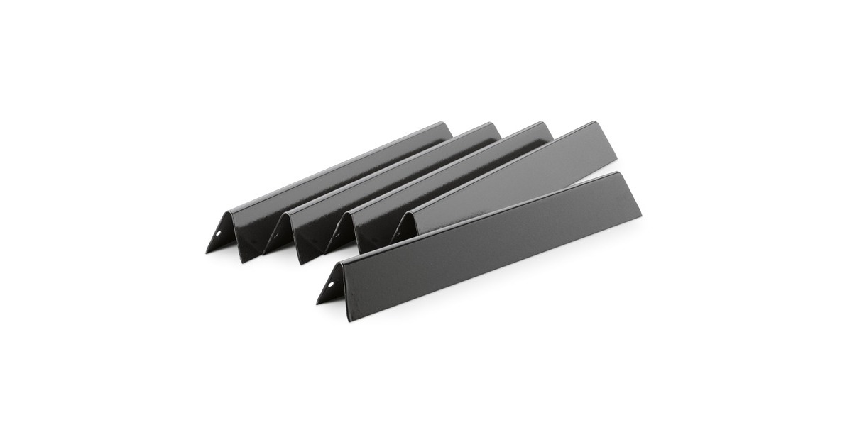 Weber Flavorizer Bars 7621, für Genesis I 300 Serie, 2011-2016, Schiene(schwarz, 5 Stück, emailliert)