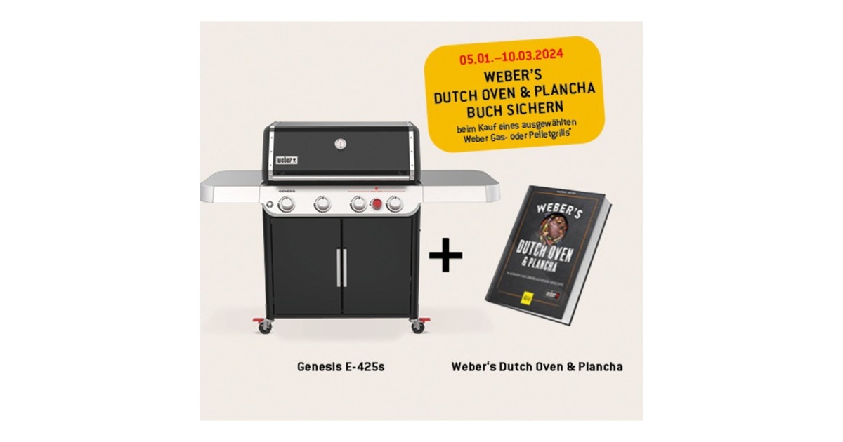 Weber Gasgrill Genesis E-425s(schwarz/edelstahl, mit CRAFTED Basis-Rahmen und Sear Zone)