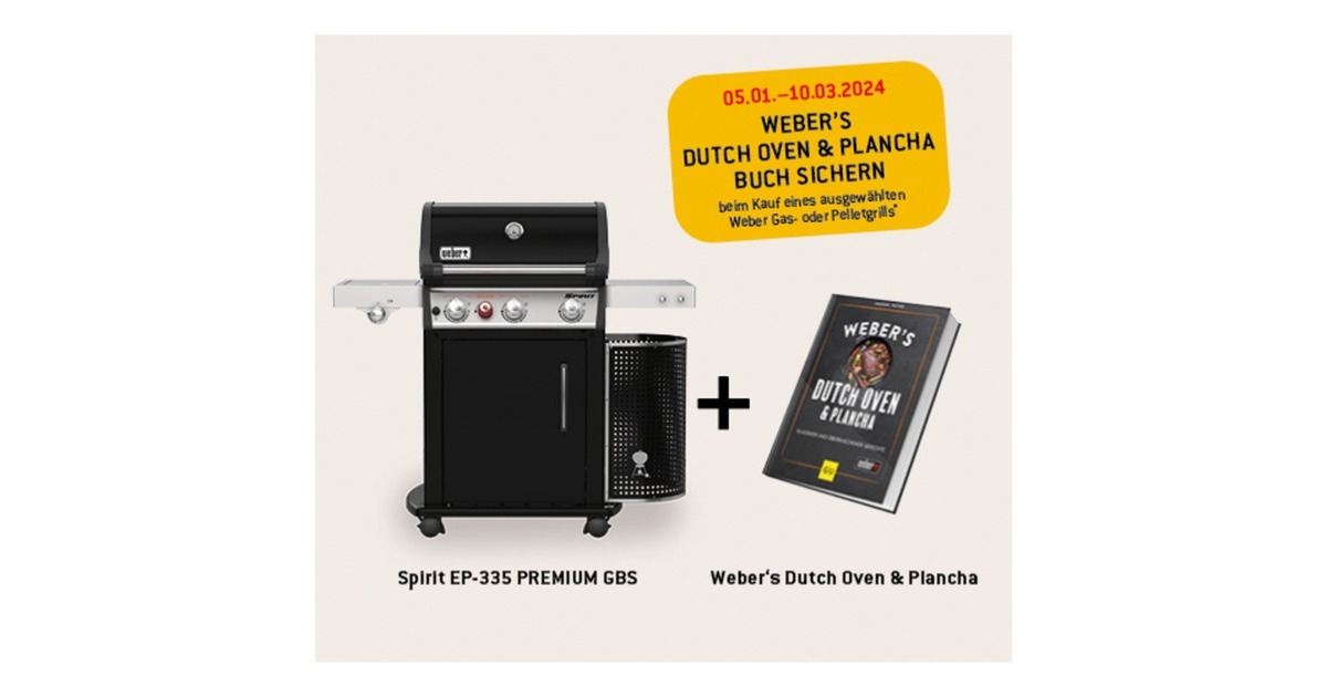 Weber Gasgrill Spirit EP-335 Premium GBS(schwarz/edelstahl)