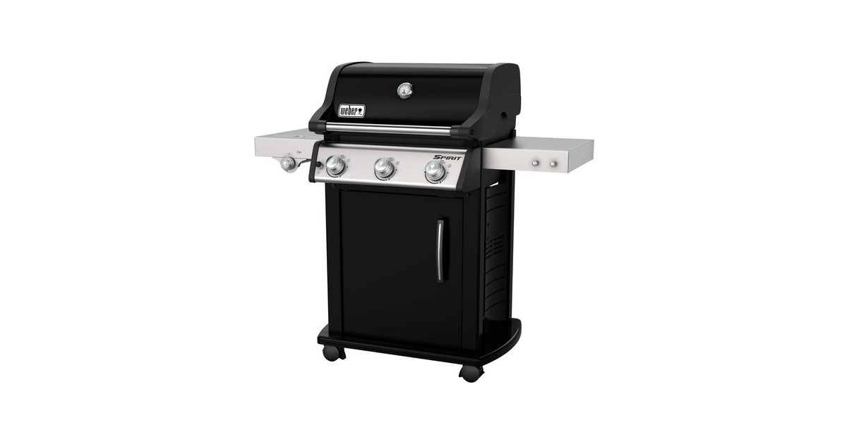 Weber Gasgrill Spirit E-325 GBS Black(schwarz/edelstahl)