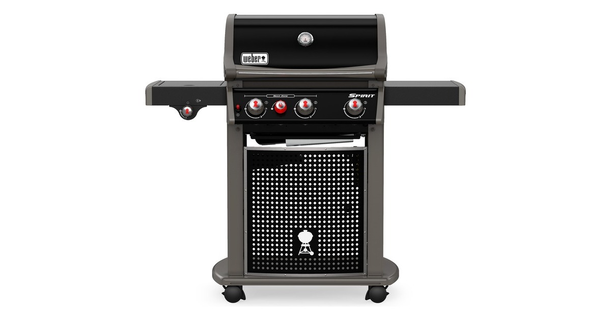 Weber Gasgrill Spirit E-330 Classic GBS Black(schwarz, mit Sear Zone und Seitenkocher)
