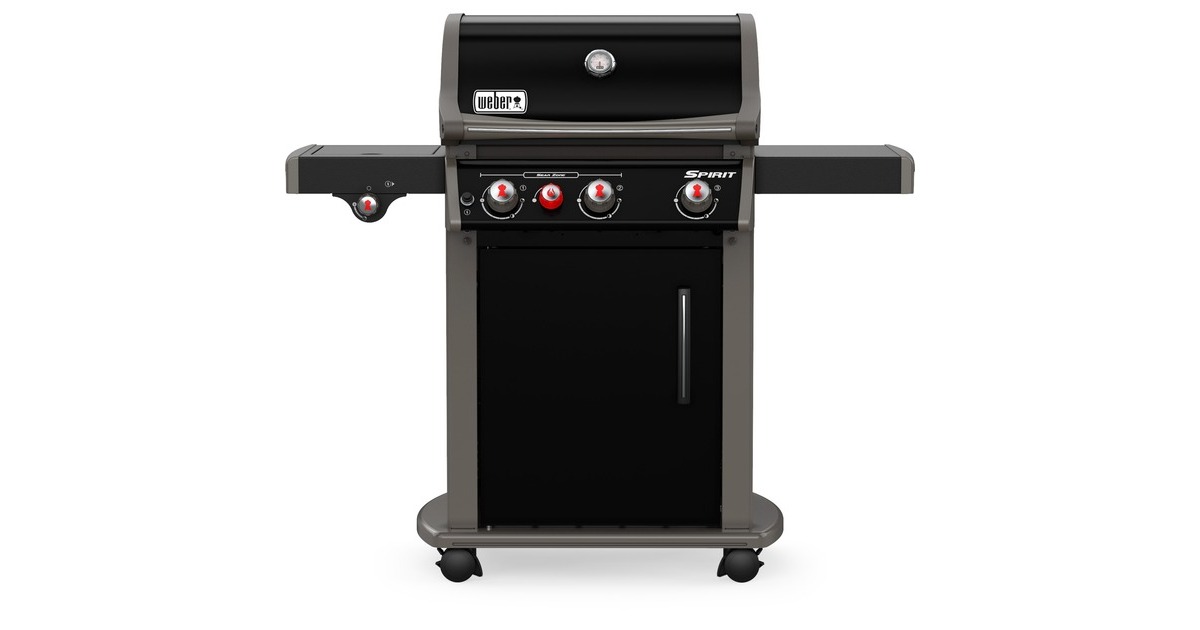 Weber Gasgrill Spirit E-330 GBS Original(schwarz, mit Sear Zone und Seitenkocher)