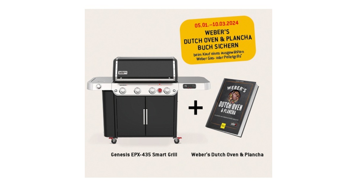 Weber Genesis EPX-435 Smarter Gasgrill(schwarz/edelstahl, mit CRAFTED Basis-Rahmen und Sear Zone)