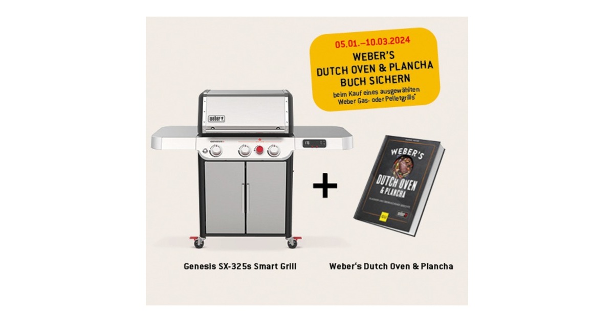 Weber Genesis SX-325s Smarter Gasgrill(edelstahl, mit CRAFTED Basis-Rahmen und Sear Zone) Weber Genesis SX-325s Smarter Gasgrill(edelstahl, mit CRAFTED Basis-Rahmen und Sear Zone)
