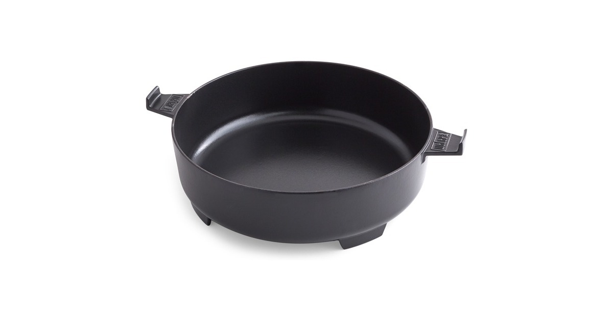 Weber Gourmet BBQ System 2in1 Dutch Oven & Pfanne(schwarz)