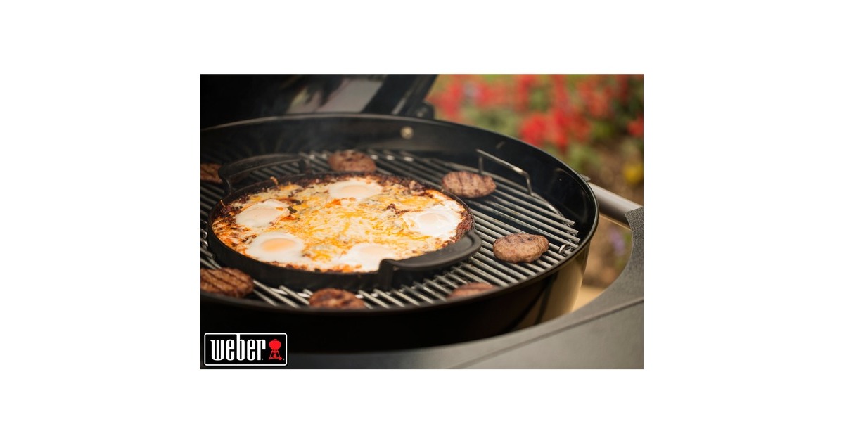 Weber Gourmet BBQ System Pfan­nen­ein­satz 7421, Grillplatte(schwarz)