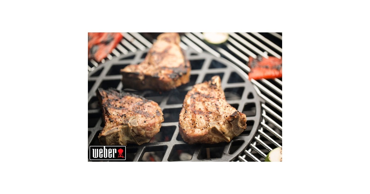 Weber Gourmet BBQ System Sear Grate 8834, Grillrost(schwarz, zum scharfen Anbraten, Outlet) Weber Gourmet BBQ System Sear Grate 8834, Grillrost(schwarz, zum scharfen Anbraten, Outlet)