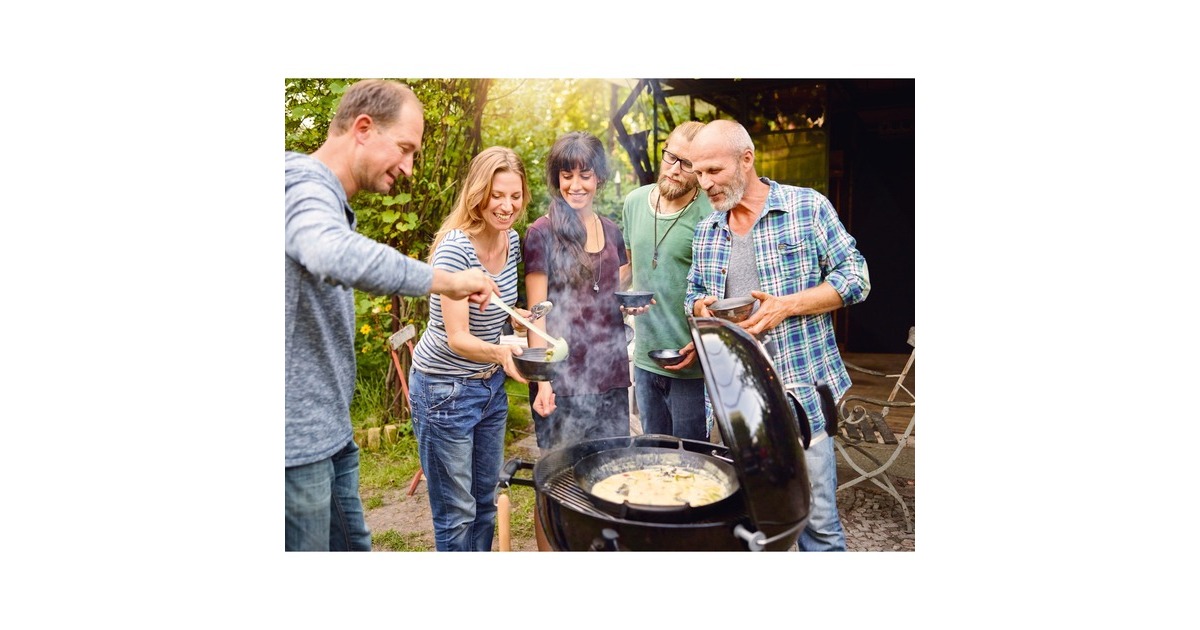 Weber Gourmet BBQ System Wok-Set 8856 mit Dünsteinsatz(anthrazit)