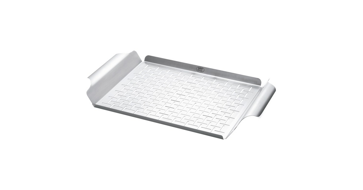Weber Grillpfanne Deluxe, Grillkorb(silber)