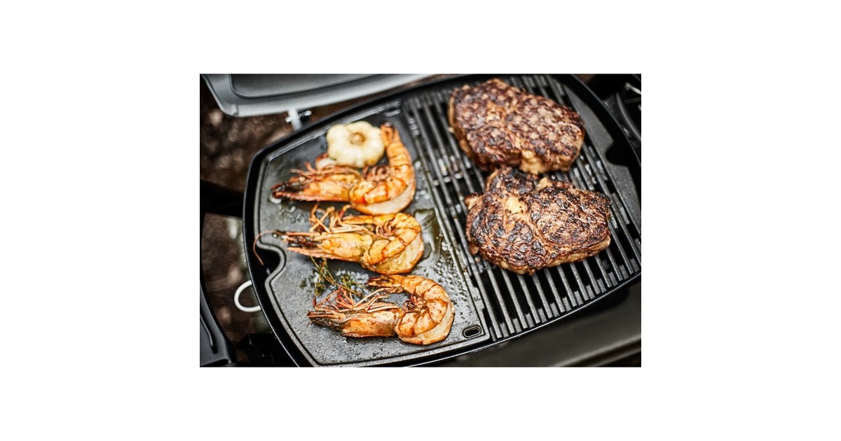 Weber Grillplatte 6558 für Q 100/ Q 1000(anthrazit)