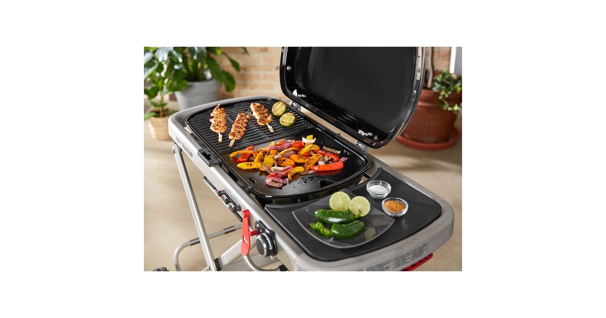Weber Grillplatte 7034 für Traveler Gasgrill(anthrazit)