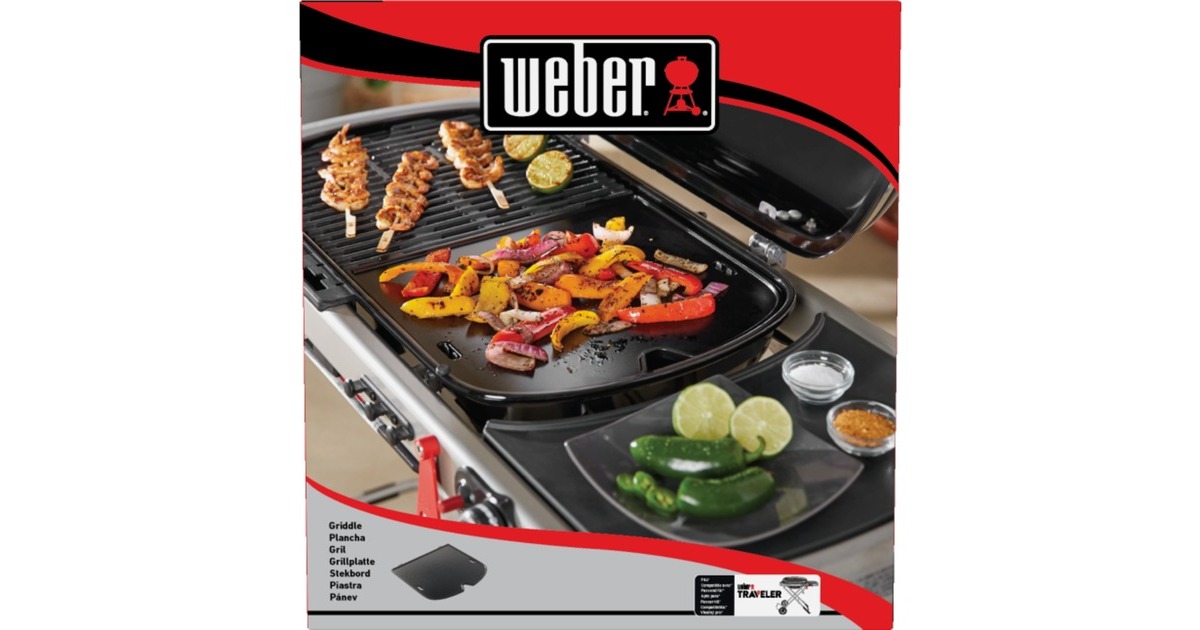 Weber Grillplatte 7034 für Traveler Gasgrill(anthrazit)