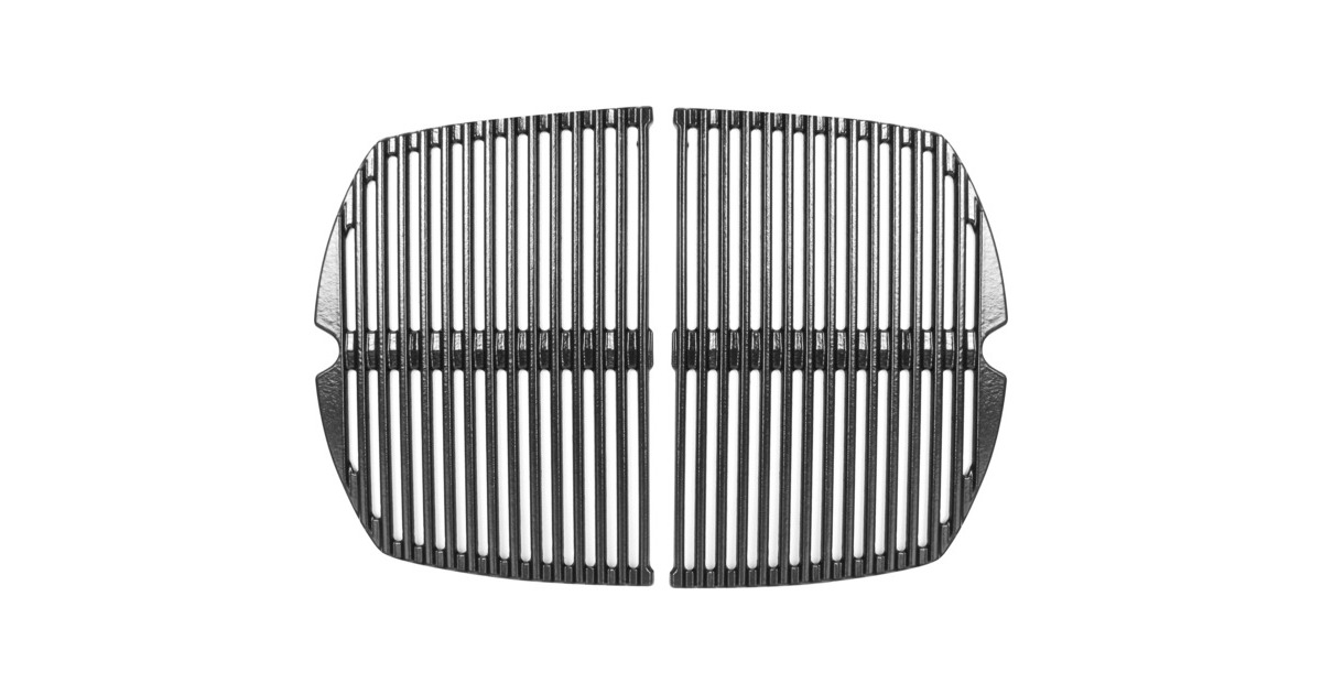 Weber Grillrost-Set 66647, für Q 240/ 2400 Serie(anthrazit, 2-teilig, Gusseisen)