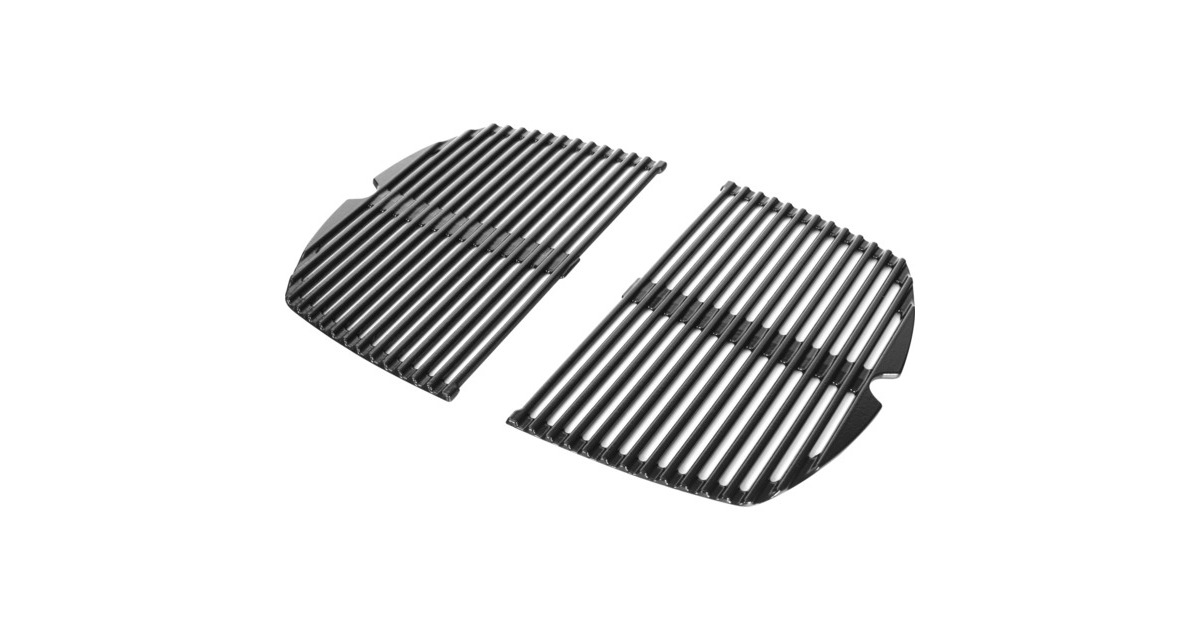 Weber Grillrost-Set 66647, für Q 240/ 2400 Serie(anthrazit, 2-teilig, Gusseisen)
