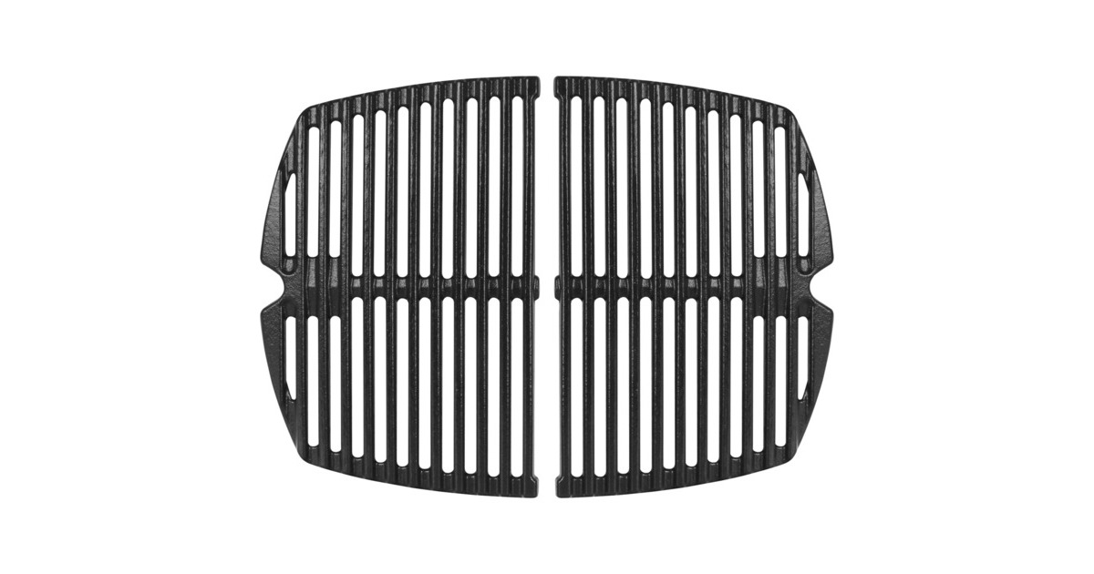 Weber Grillrost Set für Q140-/1400 ab 2011(anthrazit, 2-teilig, Gusseisen)