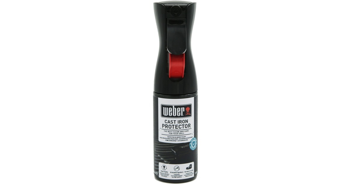 Weber Gusseisen-Schutzspray, 200ml, Konservierung(schwarz, für Grillroste)