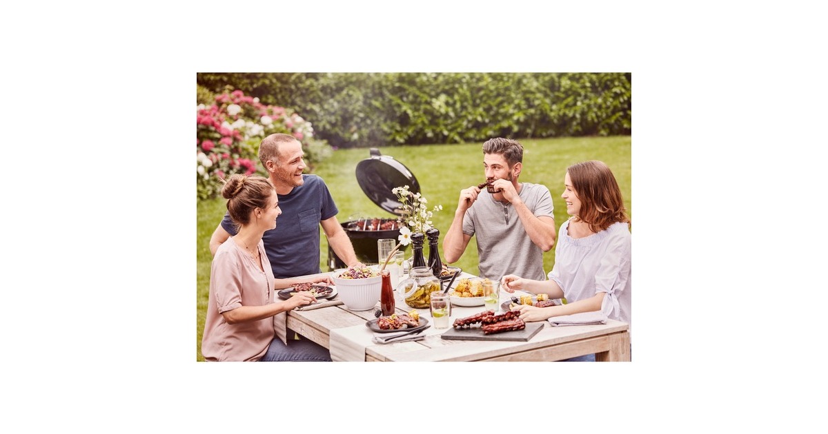 Weber Holzkohlegrill Master Touch GBS Premium E-5770(schwarz, Ø 57cm)
