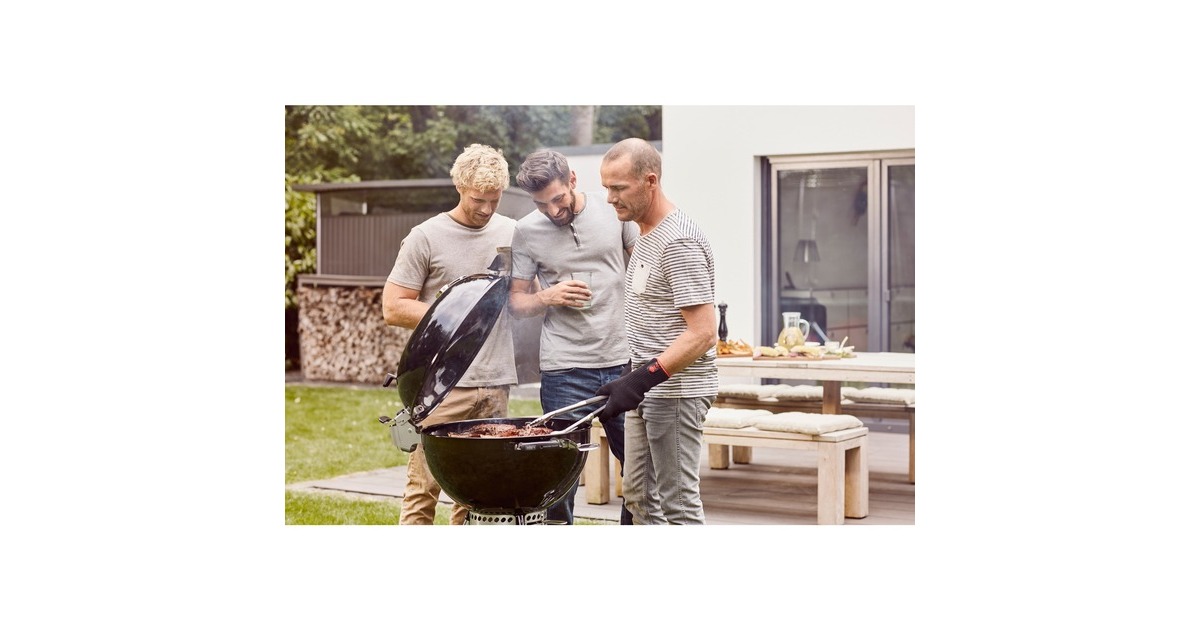 Weber Holzkohlegrill Master Touch GBS Premium E-5770(schwarz, Ø 57cm)