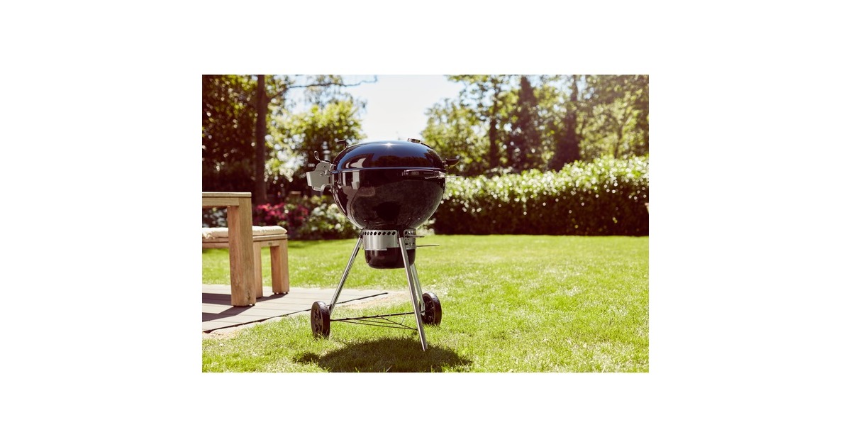 Weber Holzkohlegrill Master Touch GBS Premium E-5770(schwarz, Ø 57cm)