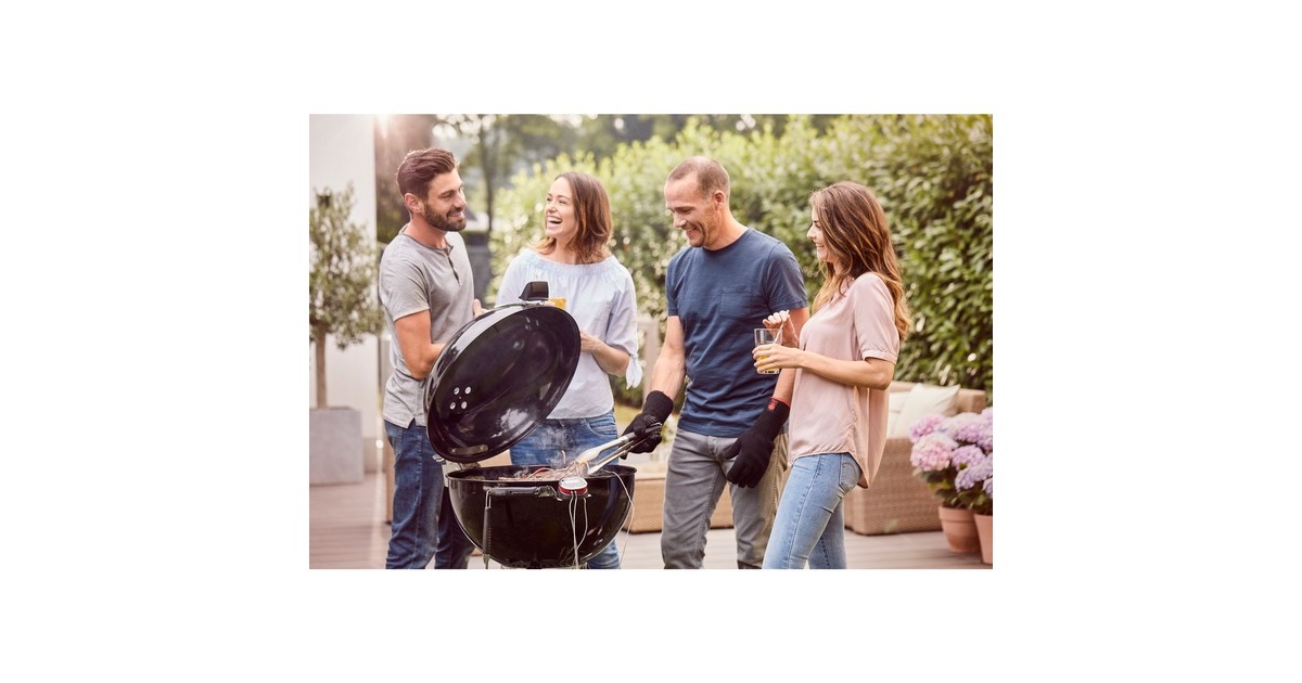 Weber Holzkohlegrill Master Touch GBS Premium E-5770(schwarz, Ø 57cm)