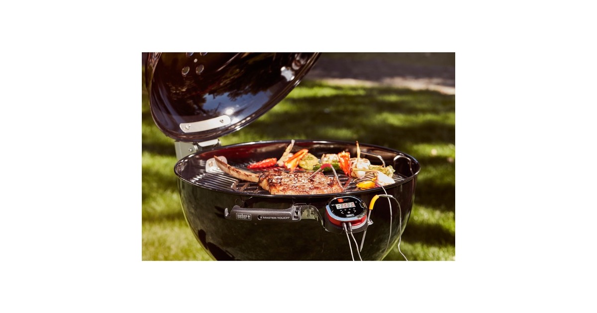 Weber Holzkohlegrill Master Touch GBS Premium E-5770(schwarz, Ø 57cm)