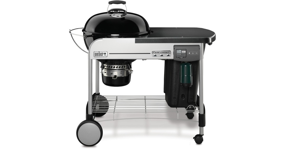 Weber Holzkohlegrill Performer Deluxe GBS(schwarz, Ø 57cm)