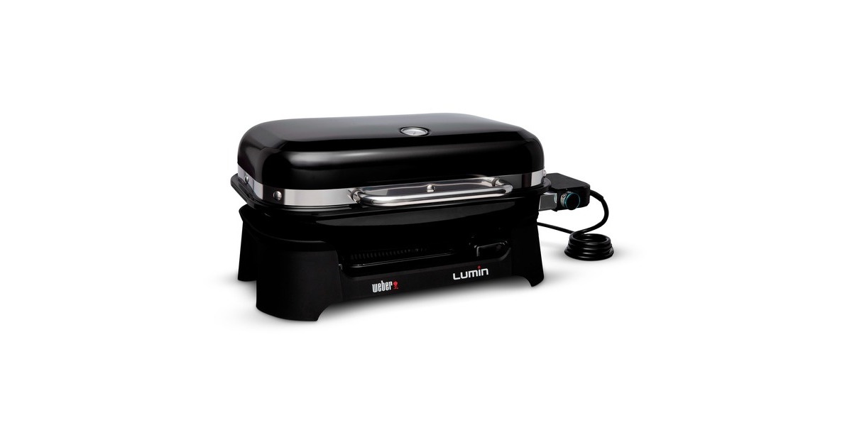 Weber Lumin Elektrogrill(schwarz, 2.200 Watt)