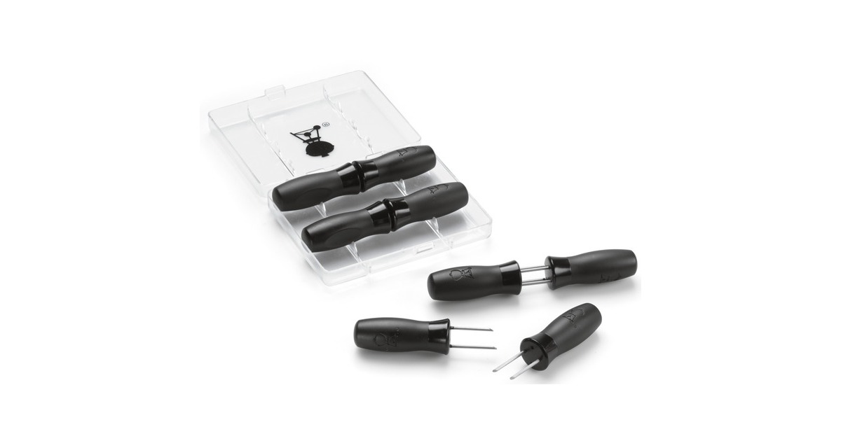 Weber Maiskolbenhalter 6489, Halterung(schwarz, 8 Stück)