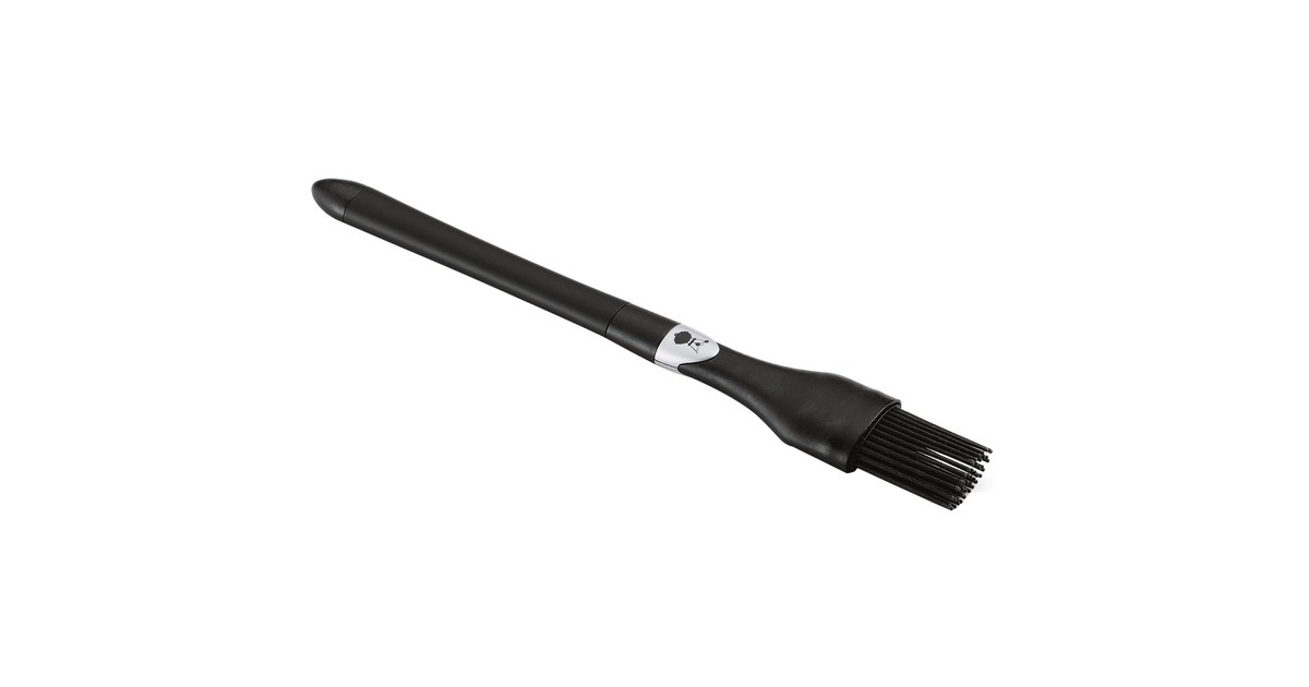 Weber Pinsel mit Silikonborsten 6661, Grillpinsel(schwarz)