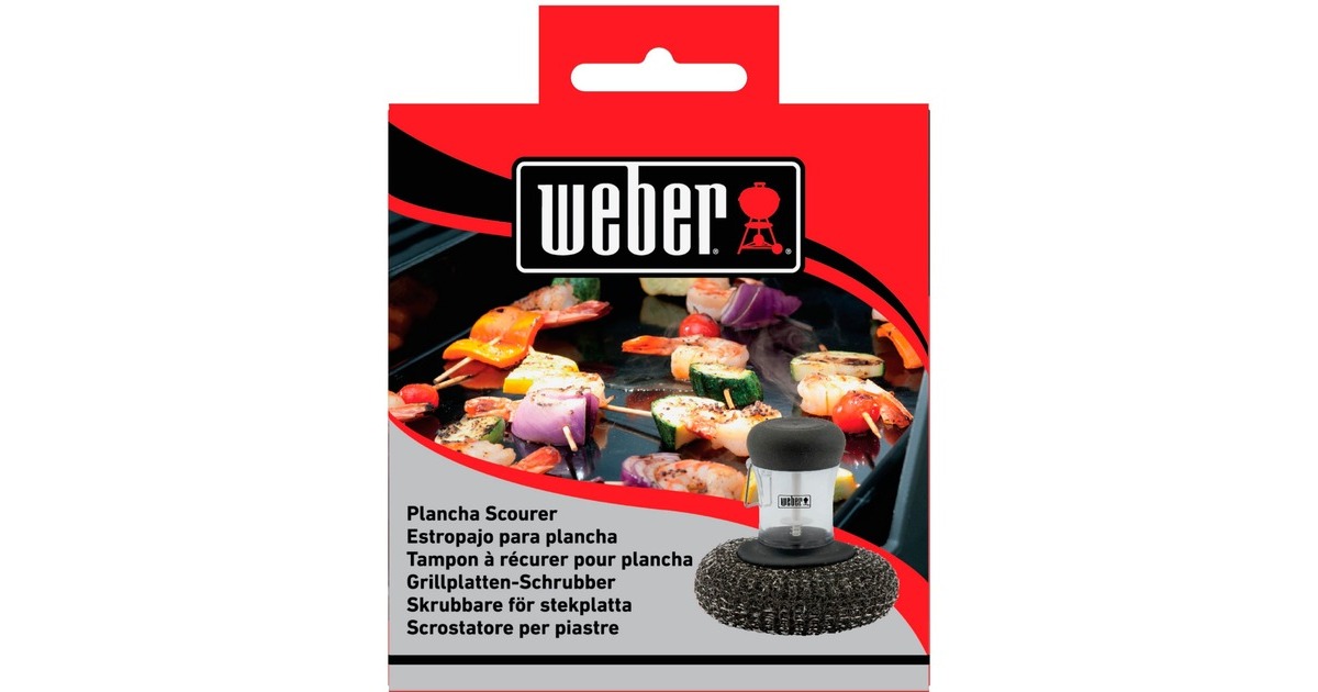 Weber Plancha-Spülbürste 6209, Grill-Reinigungsbürste(schwarz)