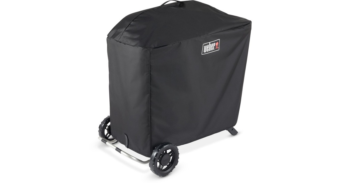 Weber Premium Abdeckhaube Traveler, Schutzhaube(schwarz, für Weber Traveler Gasgrill)