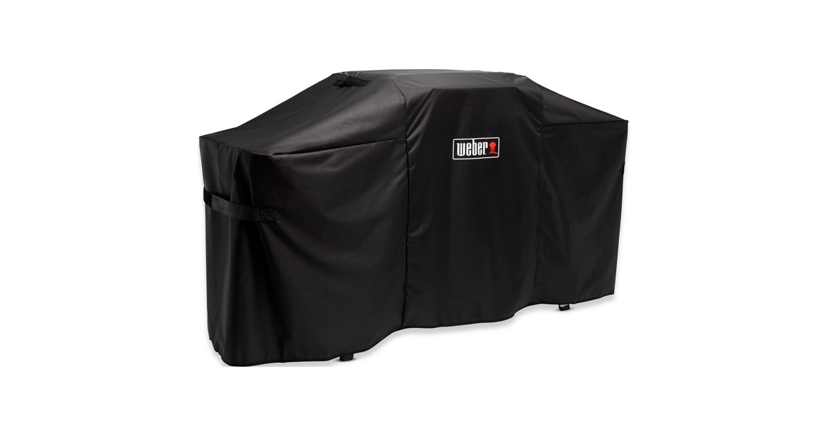 Weber Premium Abdeckhaube, für GP 43cm / GP 56cm mit Stand, Schutzhaube(schwarz, für SLATE GP Premium Plancha)