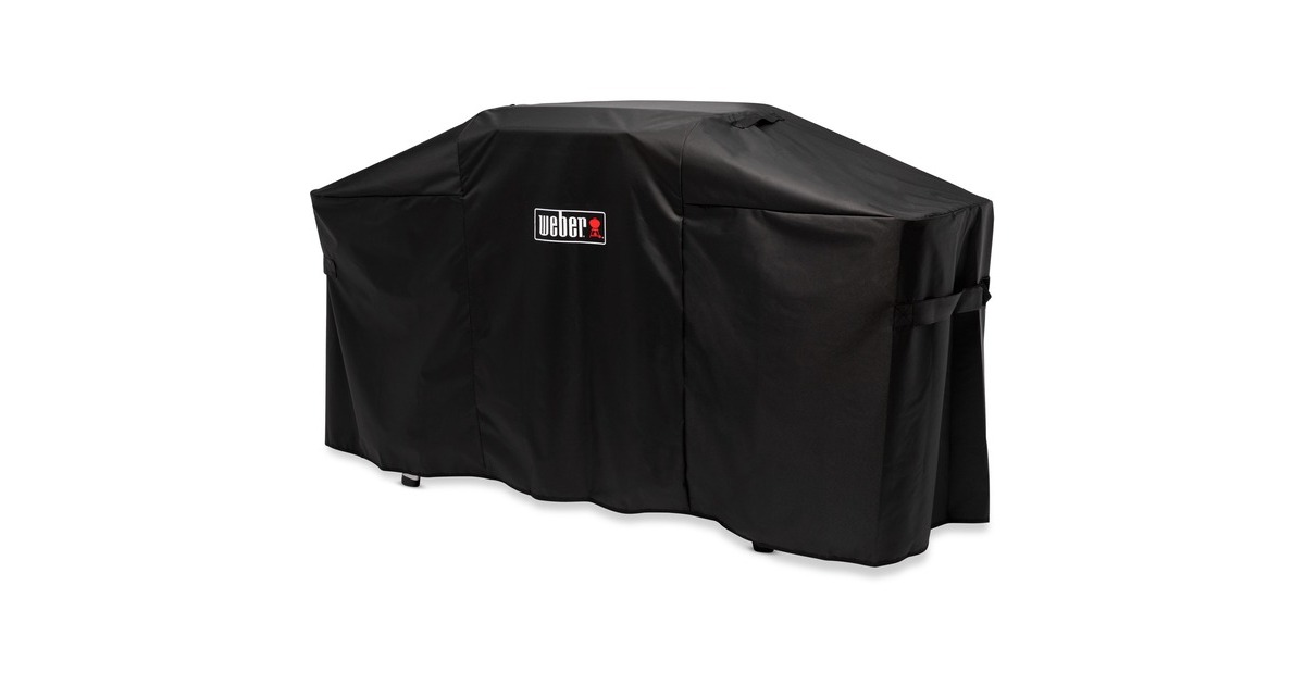 Weber Premium Abdeckhaube, für GP 43cm / GP 56cm mit Stand, Schutzhaube(schwarz, für SLATE GP Premium Plancha)