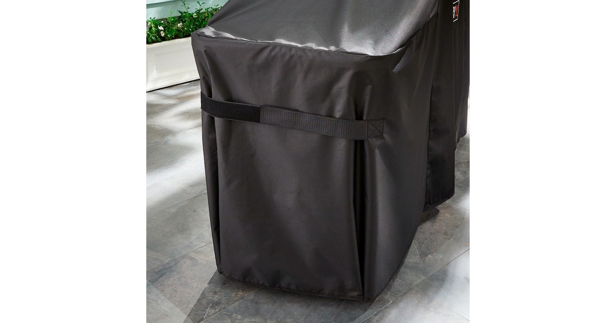 Weber Premium Abdeckhaube, für GP 43cm / GP 56cm mit Stand, Schutzhaube(schwarz, für SLATE GP Premium Plancha)