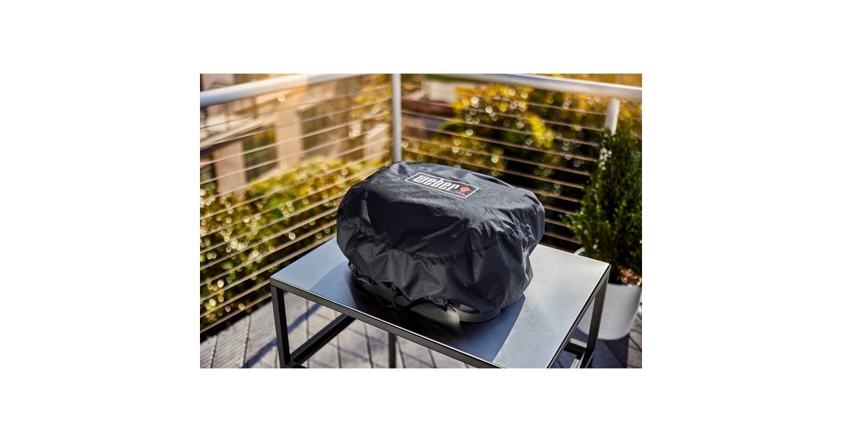 Weber Premium Abdeckhaube für Lumin Serie ohne Stand, Schutzhaube(schwarz, für Lumin und Lumin Compact)