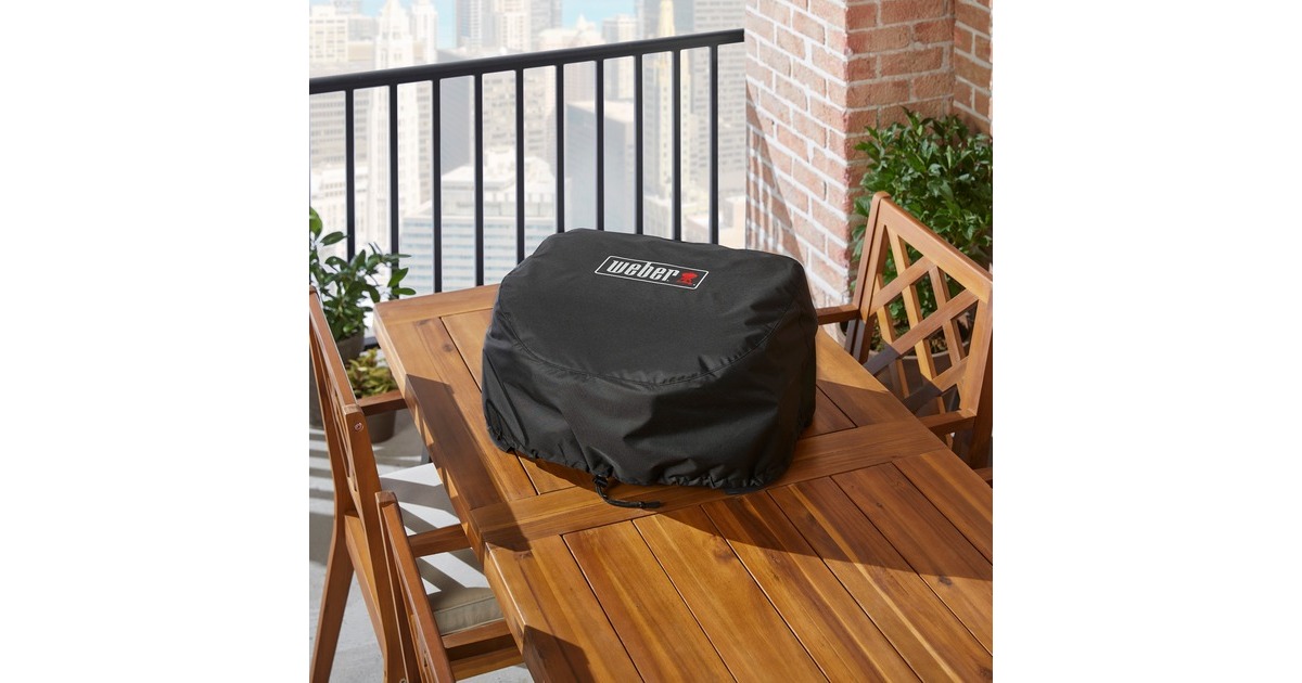 Weber Premium Abdeckhaube für Lumin Serie ohne Stand, Schutzhaube(schwarz, für Lumin und Lumin Compact)
