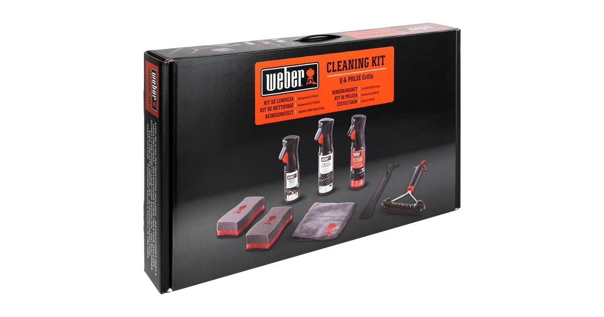 Weber Reinigungs-Set für Q und Pulse, Reinigungsmittel(8-teilig)