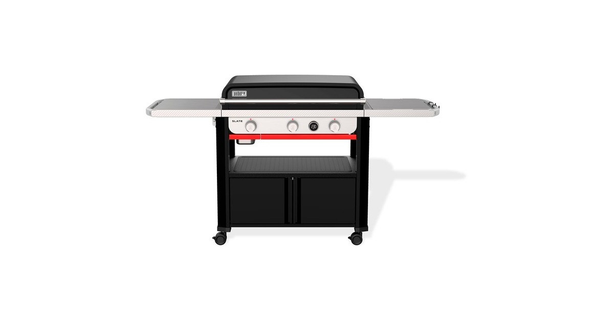 Weber SLATE GPD Premium Plancha, 76cm, Gasgrill(schwarz/silber)